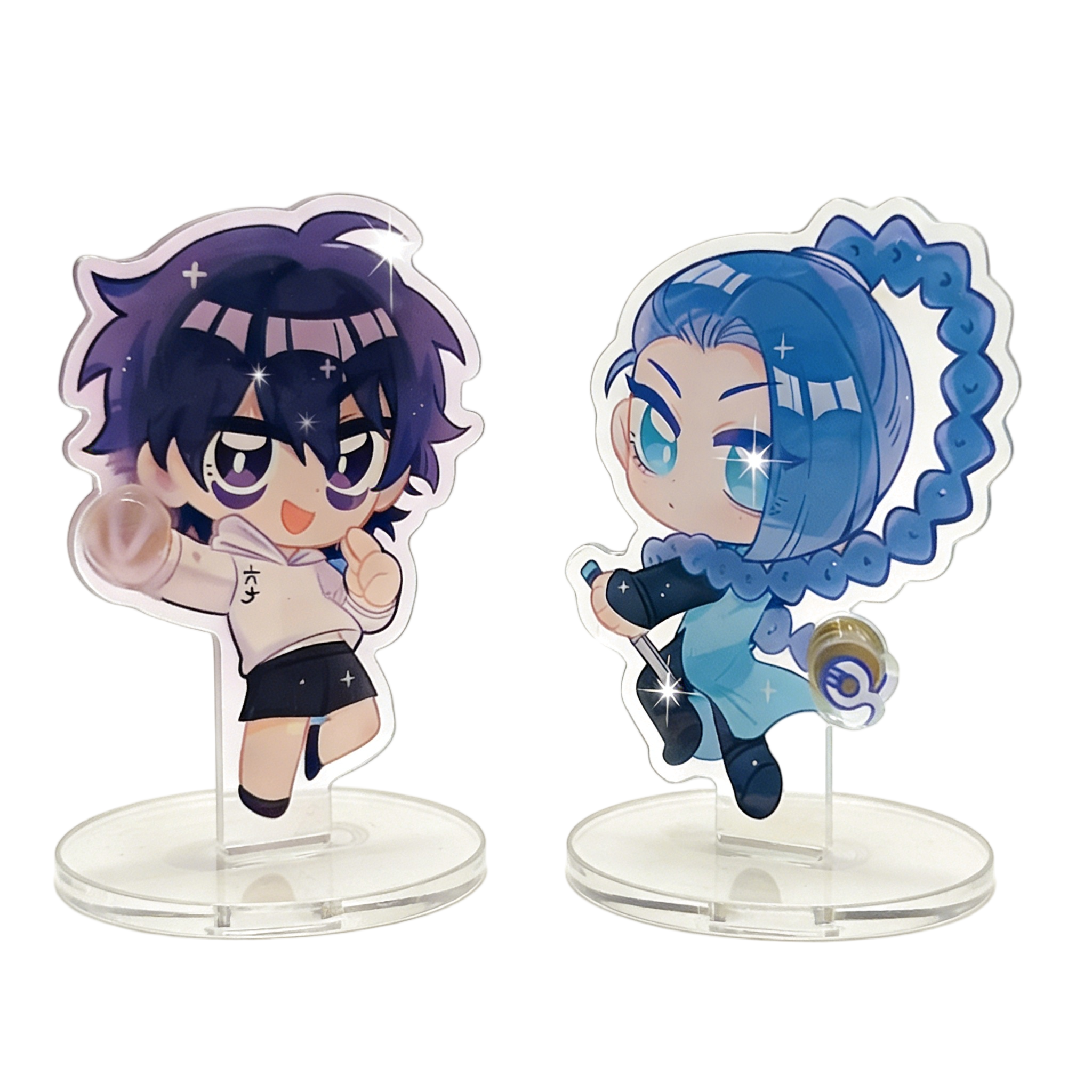 Bring Seven & Thirteen to Life with This Rotating Acrylic Standee