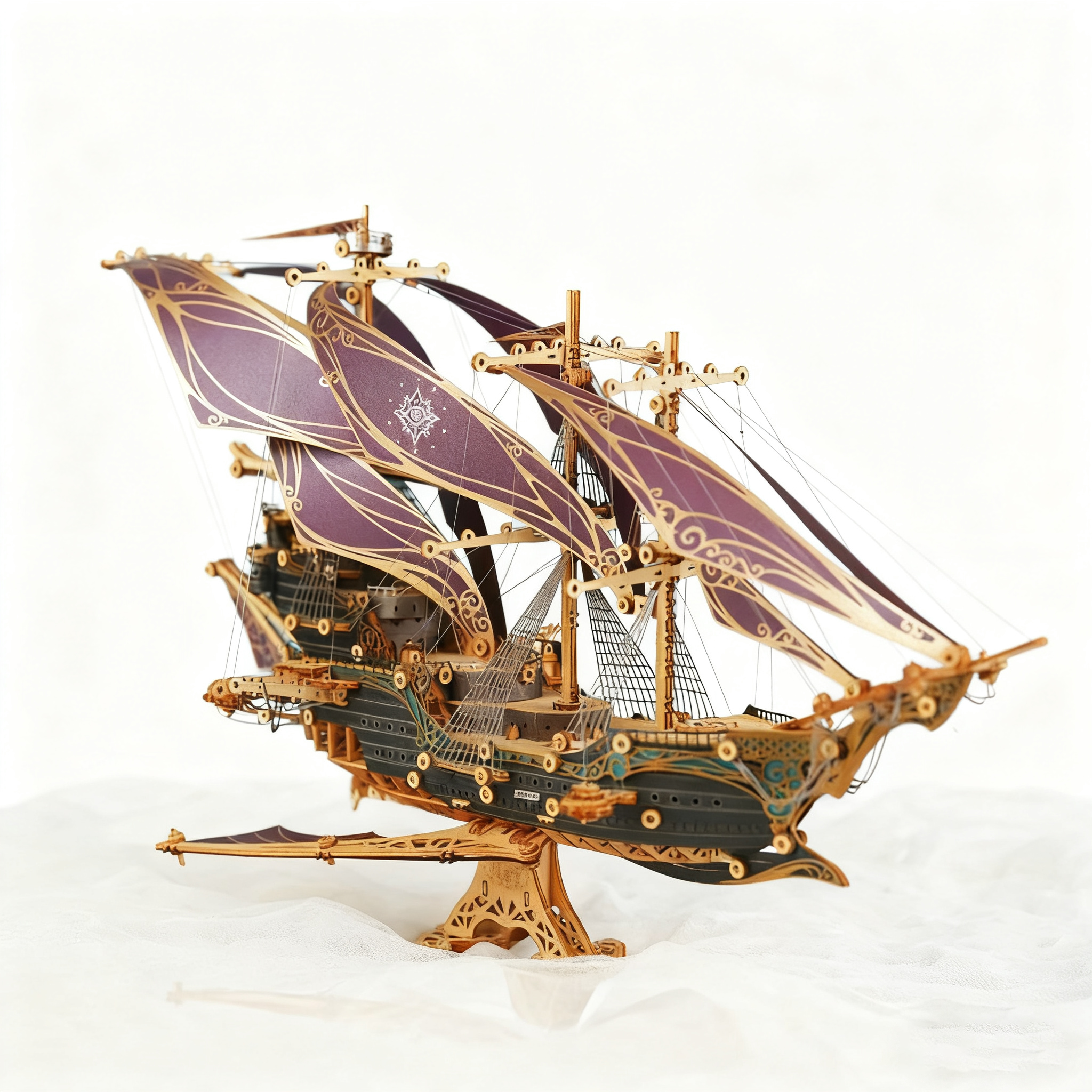 Build Cattleya's The Future Ship With This 3D Wooden Puzzle
