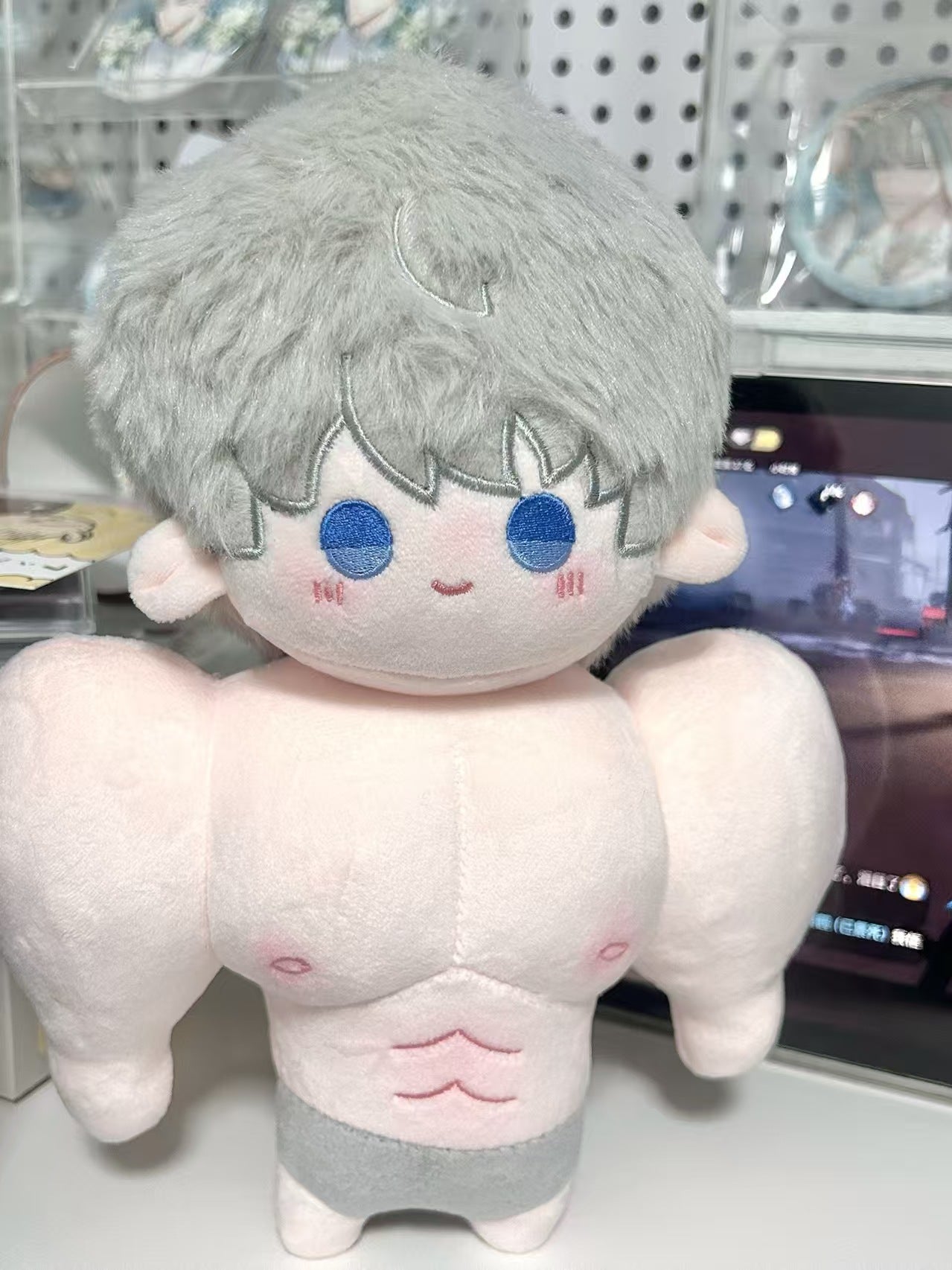 Love and Deepspace | Sylus Muscle Body Plush Doll 20CM (5Pcs) - Oriloot