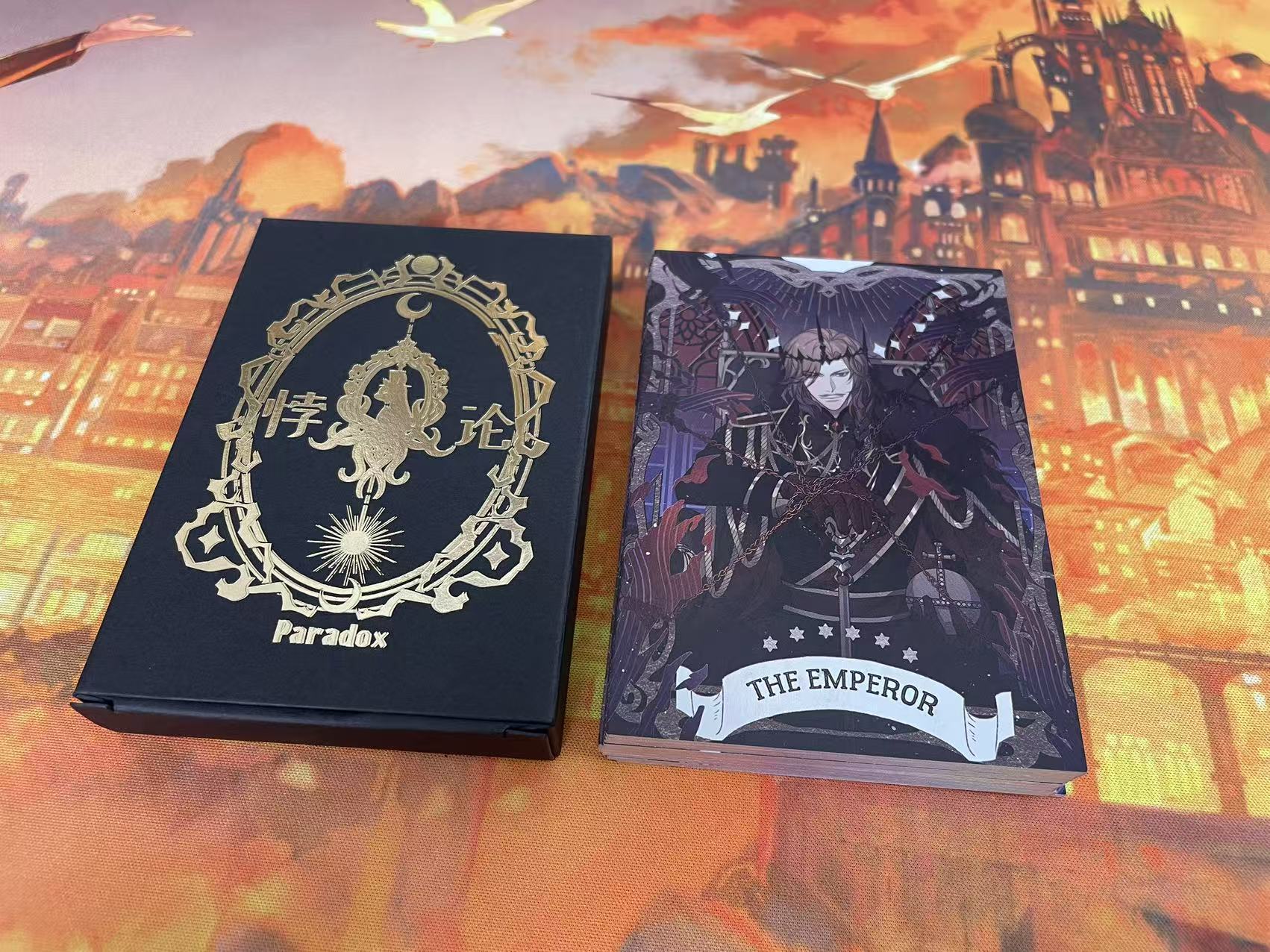 Lord of the Mysteries Paradox Starry Raven tarot card set black Paradox box and card set product photo