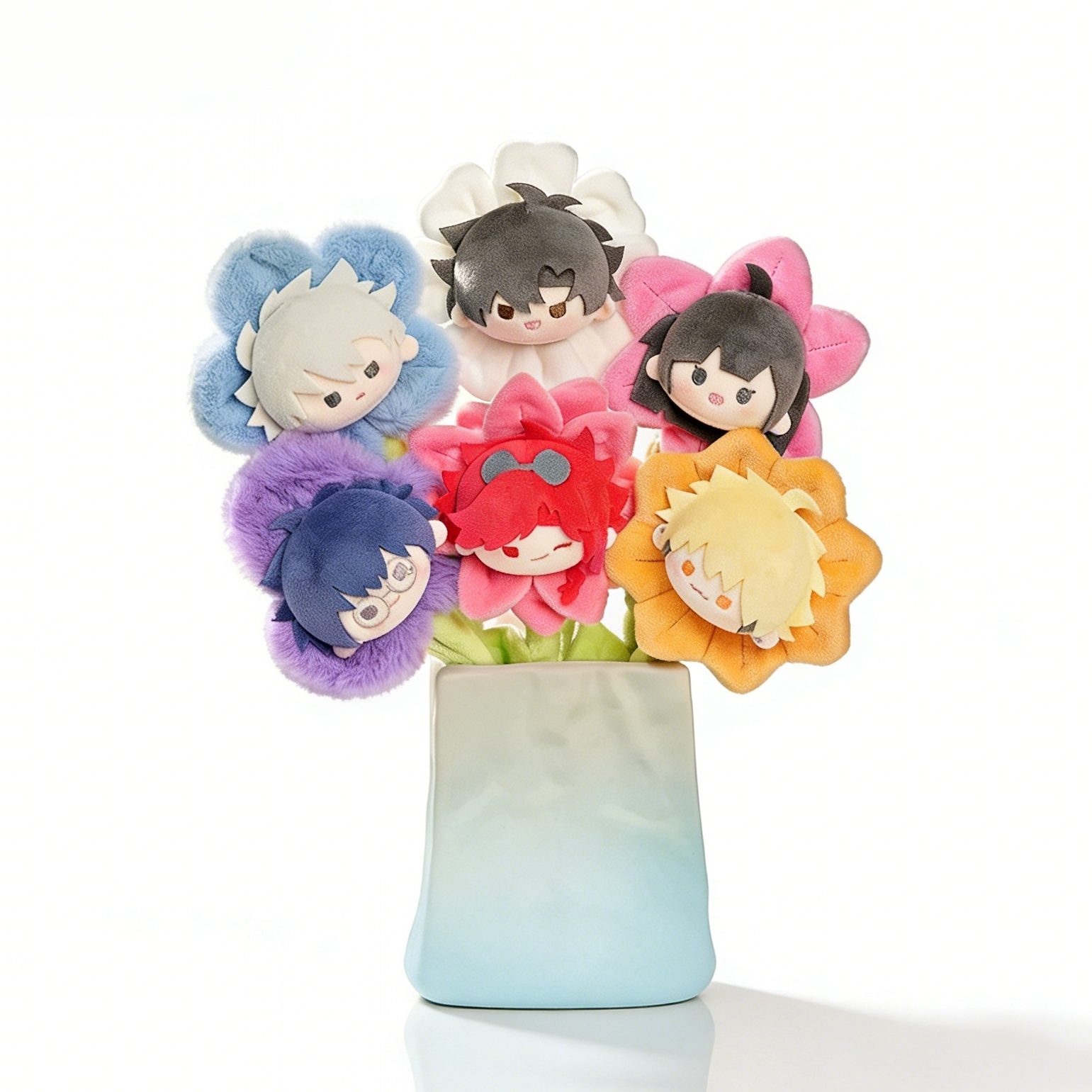Link Click | 30cm Bendable Plush Flower Blind Box (11.81 in) Whole Box (6 Pcs)