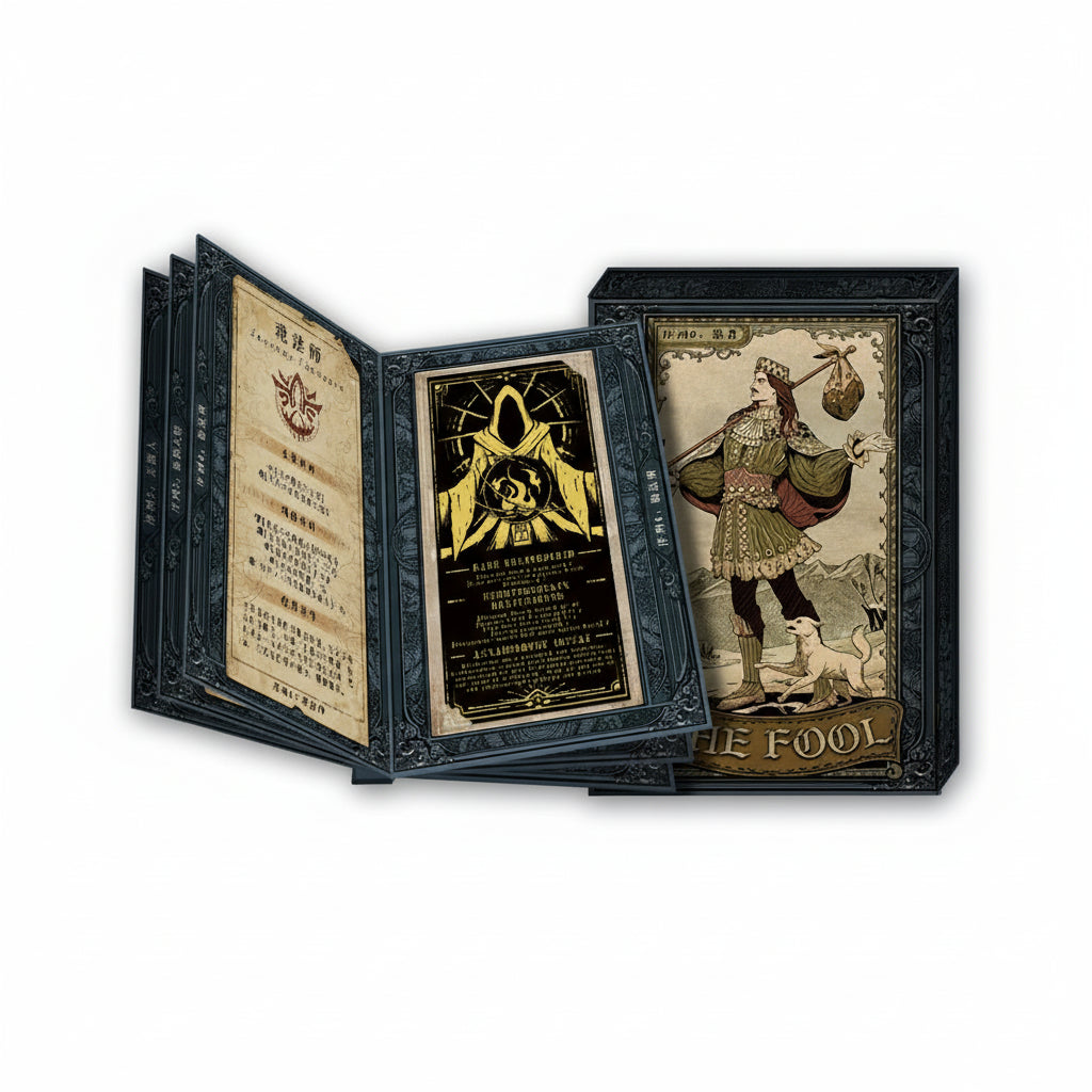 Lord of the Mysteries Blasphemy Cards gift box packaging detail image
