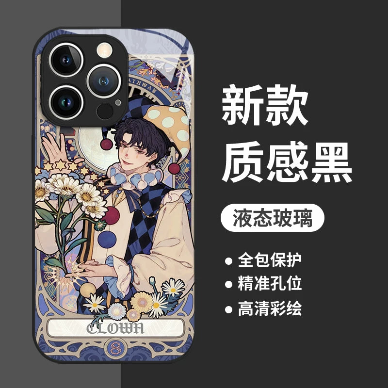 Lord of the Mysteries The Fool glass phone case design detail preview