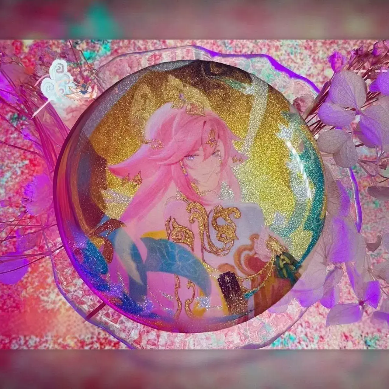 Genshin Impact | Soaring Deity Series Holographic Badges