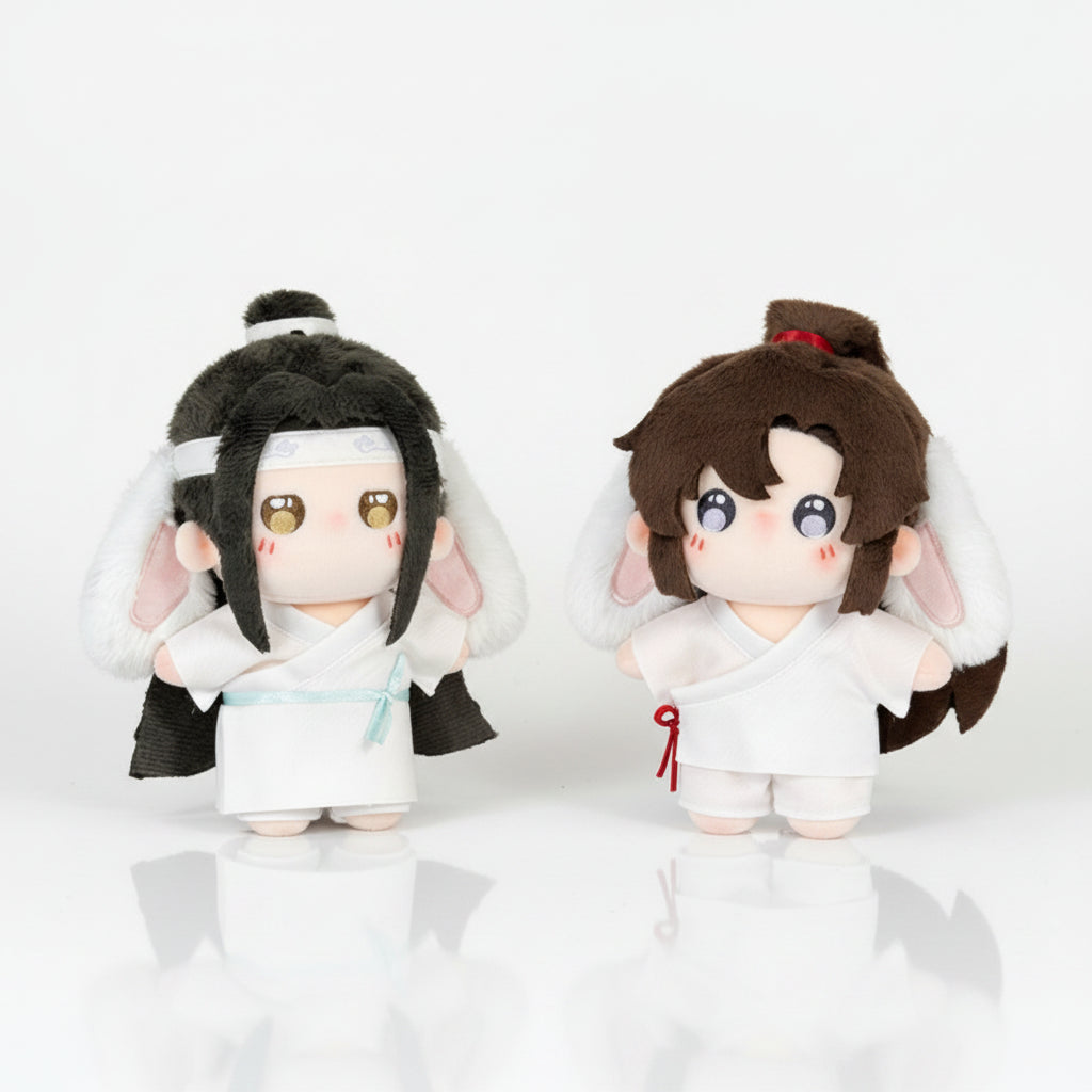 Mo Dao Zu Shi Nai Tu Dun Dun Lan Wangji and Wei Wuxian rabbit plush doll - product image 1