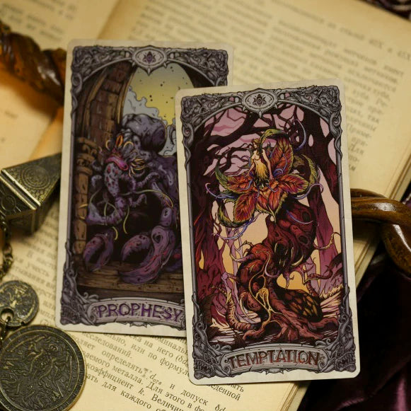 Whispers of the Old Ones | Cthulhu Mythos Tarot Deck & Collector's Artifacts