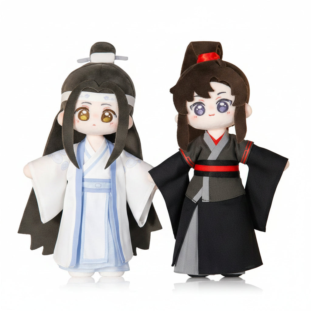 Mo Dao Zu Shi Xie Jun You Wei Wuxian and Lan Wangji cotton doll - product image 1