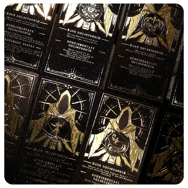 Lord of the Mysteries Blasphemy Cards bookmark detail close-up image