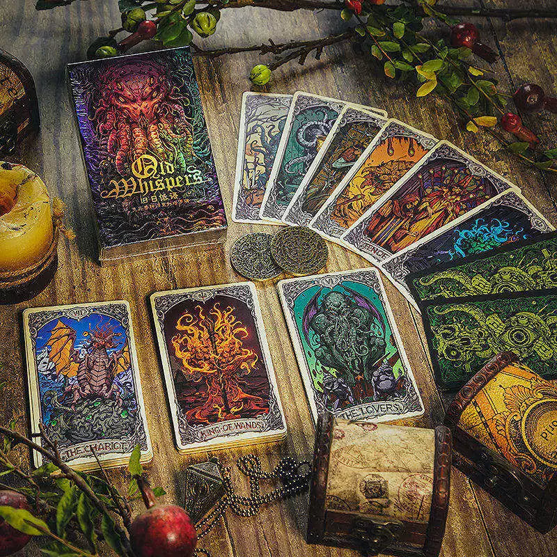 Whispers of the Old Ones | Cthulhu Mythos Tarot Deck & Collector's Artifacts
