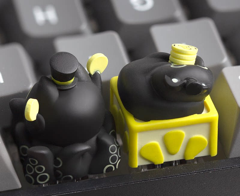 Lord of the Mysteries Klein Cat Keycap Keyboard Setup