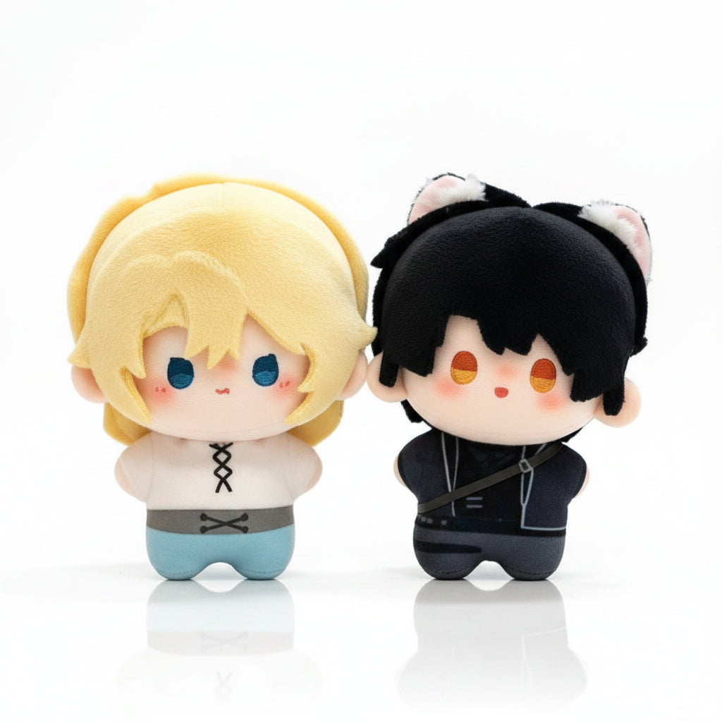 The Fallen Merman Lanbo and Bai Chunian 3.9-inch cotton dolls - image 1