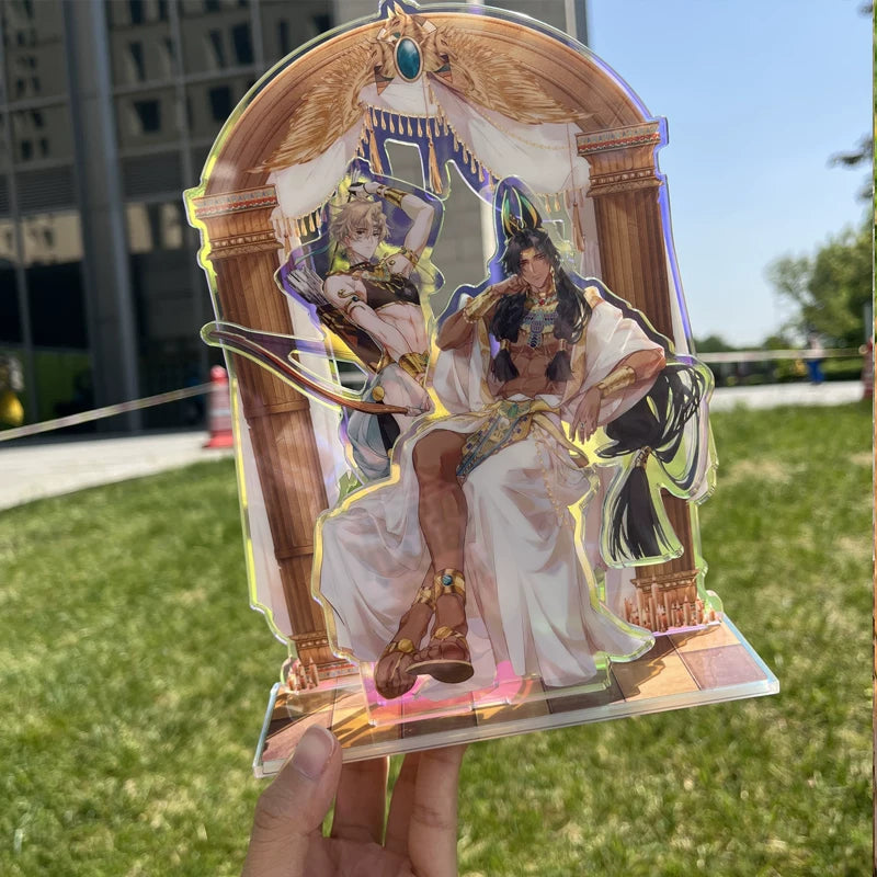 Reunion 520 Zhang Li and Mohemisi acrylic stand outdoor lifestyle photo