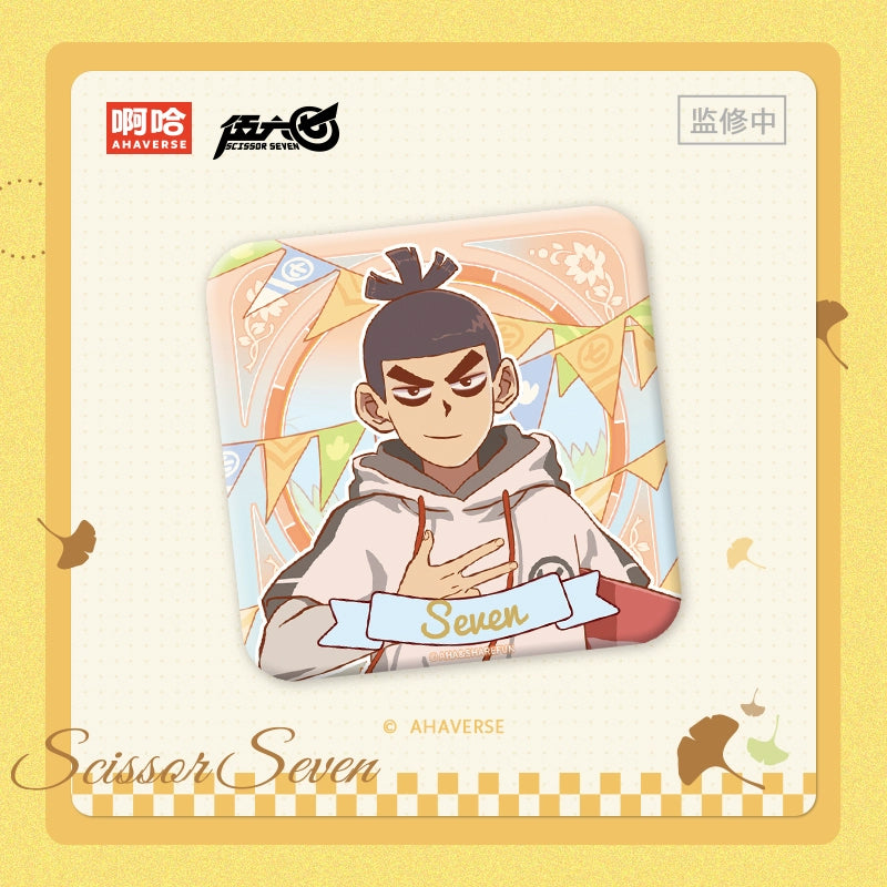 Scissor Seven | Double flashing Character Badges