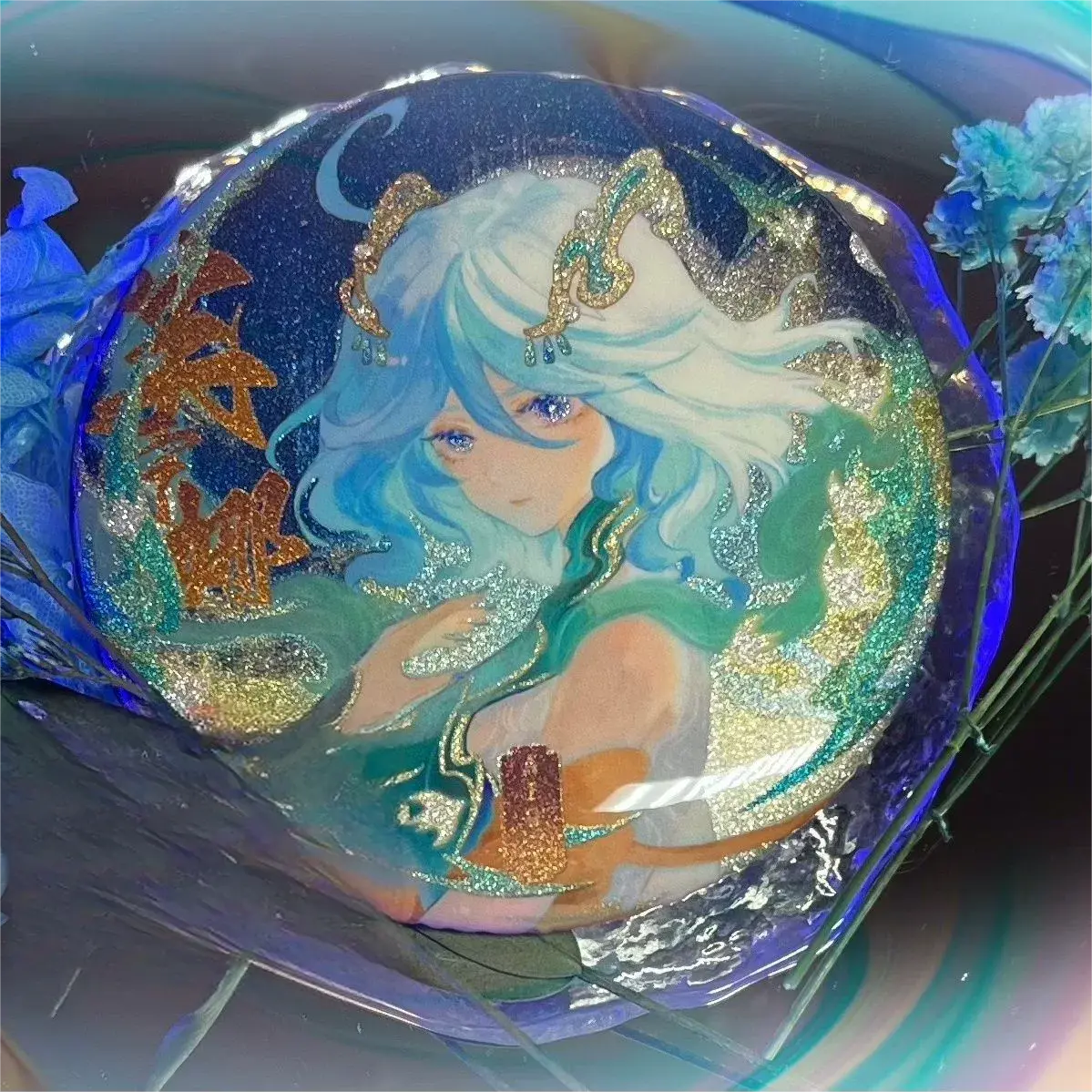 Genshin Impact | Soaring Deity Series Holographic Badges