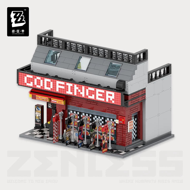 Zenless Zone Zero Official Sixth Street Scene Building Block Set Vol. 1 – Random Play - product image 9