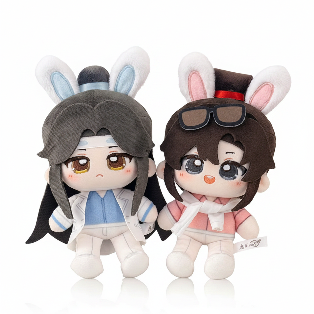 Mo Dao Zu Shi Heartbeat Paradise Lan Wangji and Wei Wuxian plush doll - product image 1