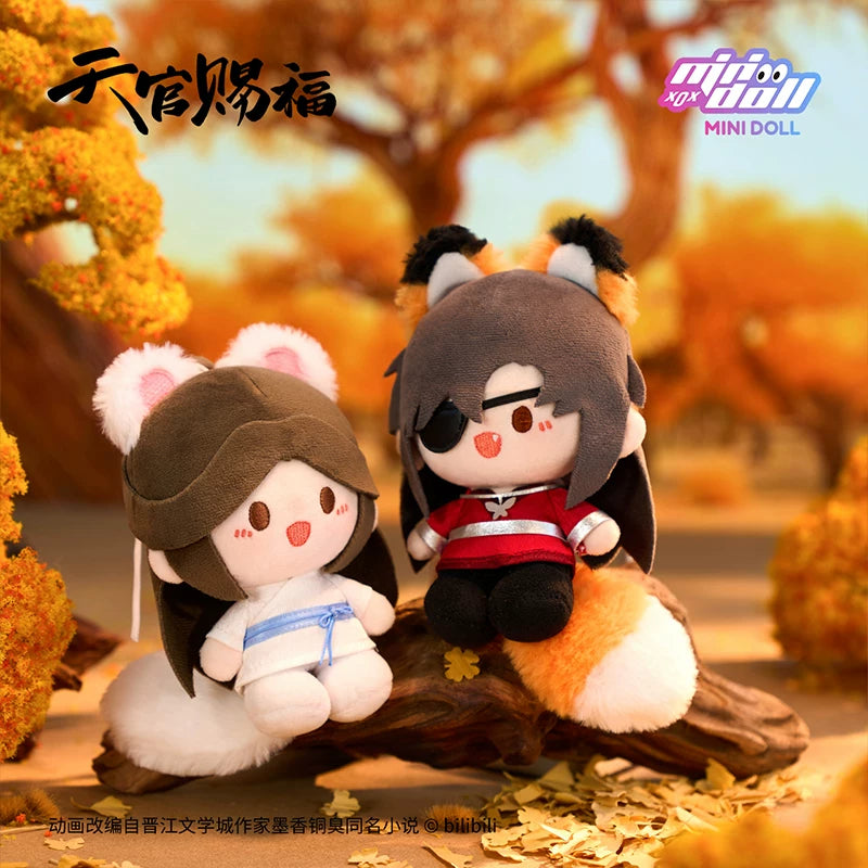 Official Heaven Official's Blessing (TGCF) minidoll standing plush doll. Premium quality collectible featuring Xie Lian and Hua Cheng. Perfect for fans.
