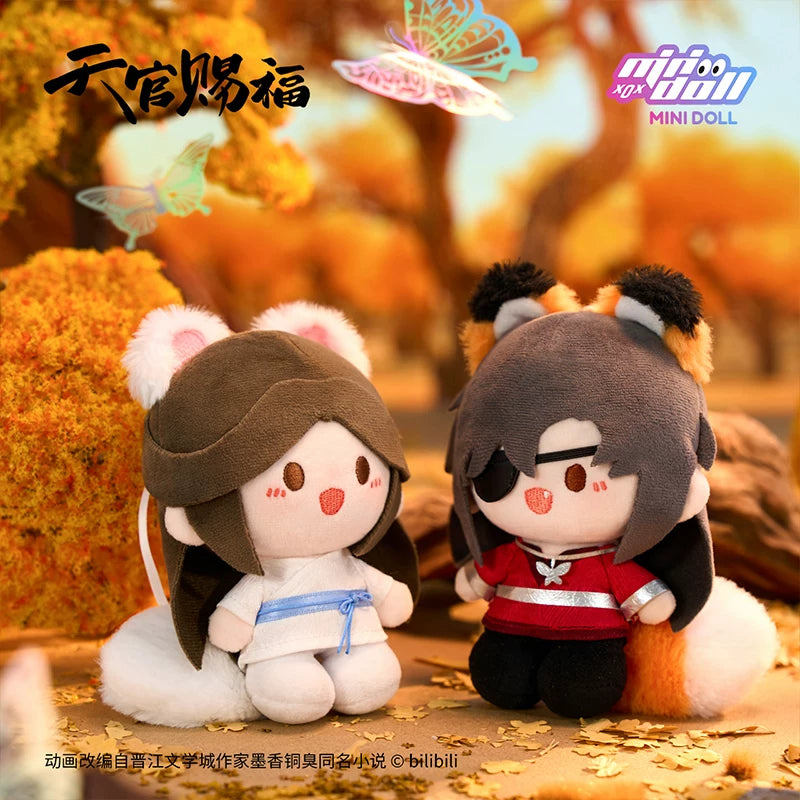 Official Heaven Official's Blessing (TGCF) minidoll standing plush doll. Premium quality collectible featuring Xie Lian and Hua Cheng. Perfect for fans.
