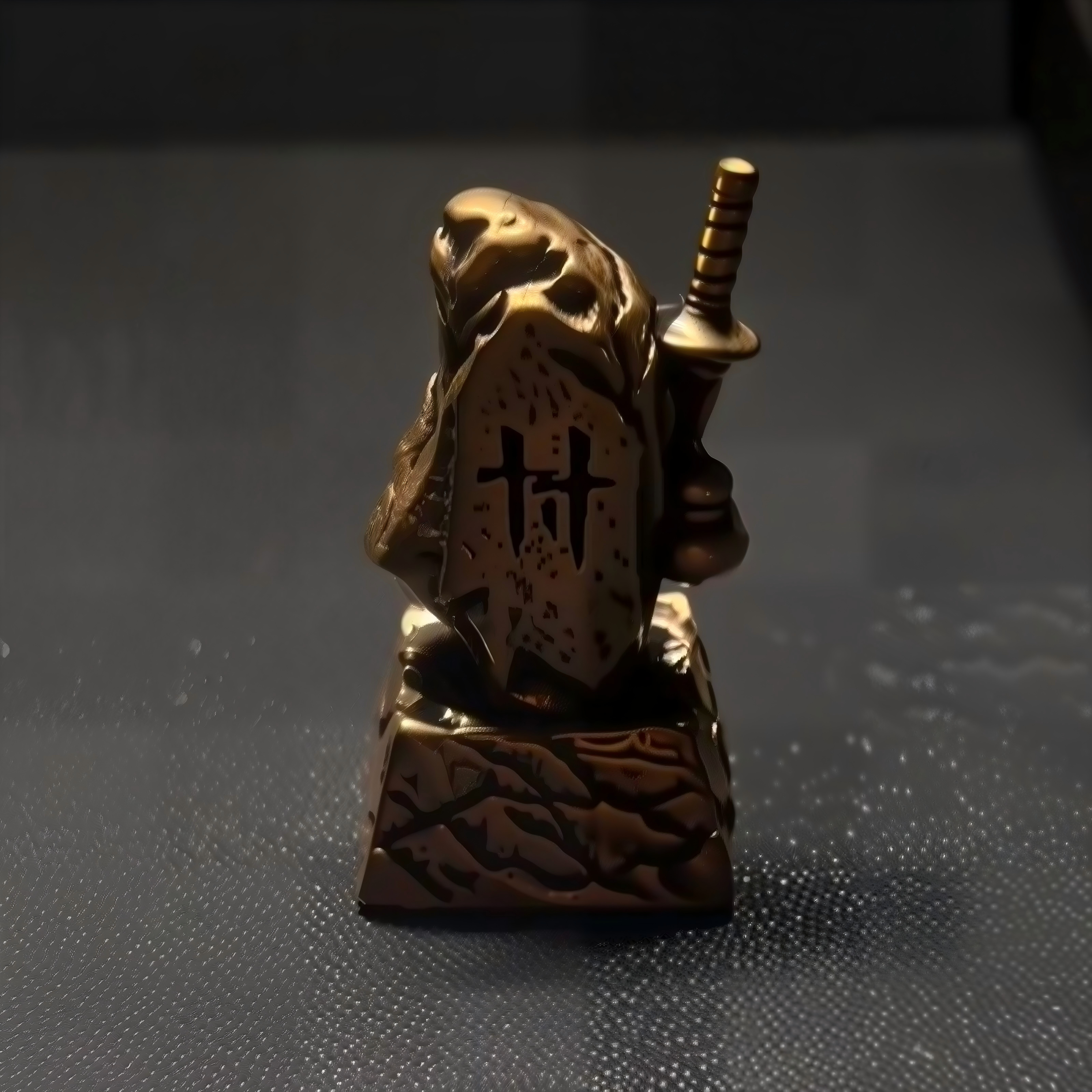 Where Winds Meet | Antique Metal Finish Boundary Marker Keycap
