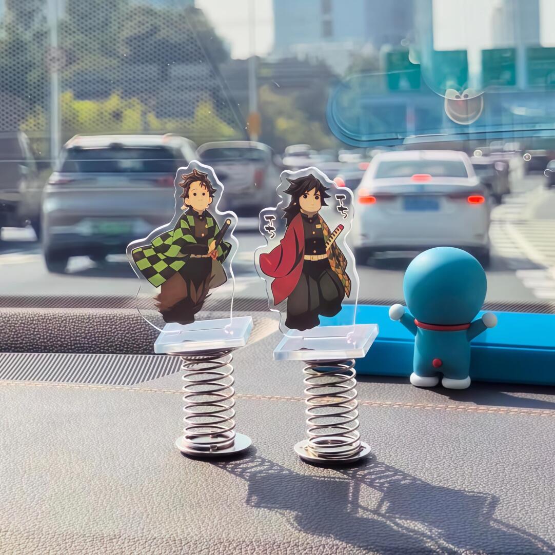 Demon Slayer | Acrylic Spring Wobbler - Tanjiro & Giyu Tomioka