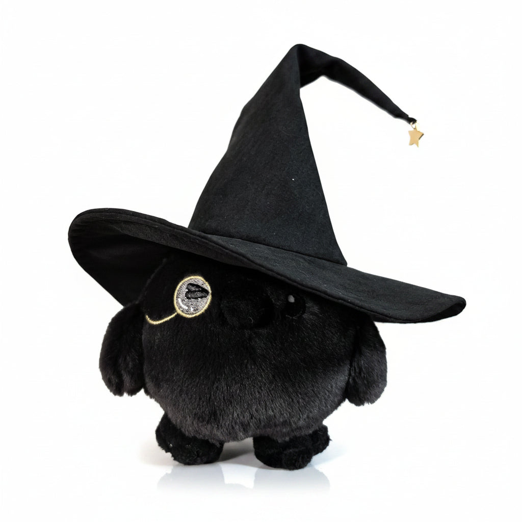 Lord of the Mysteries Amon crow plush doll with removable black hat