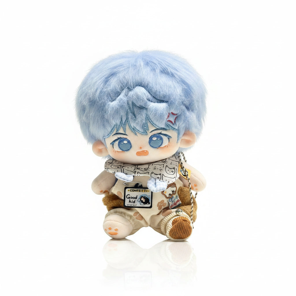 I Can Do It 7.9-inch cotton doll front view