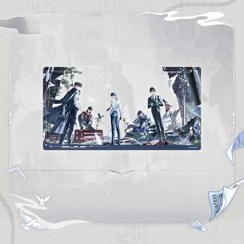 Radio drama panoramic acrylic card block