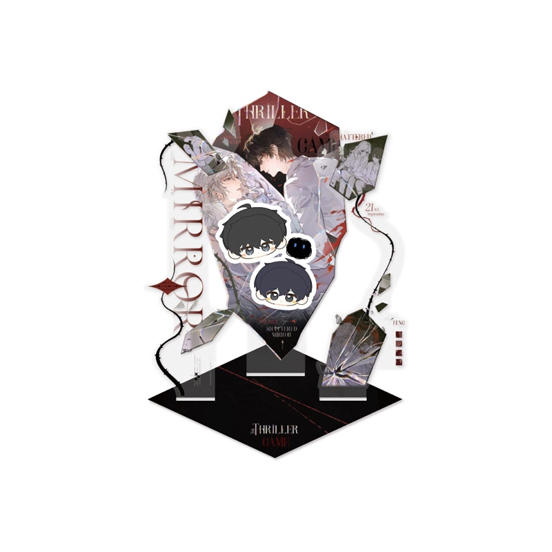 Shattered Mirror Kiss layered acrylic stand