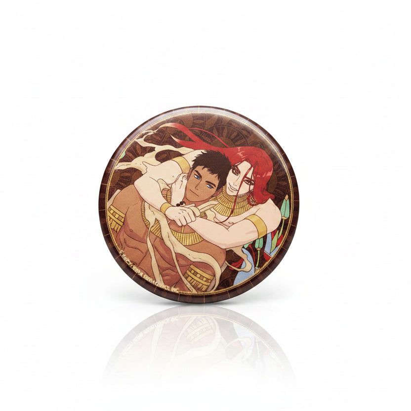 Official ENNEAD Horus and Seth 3-inch round badge
