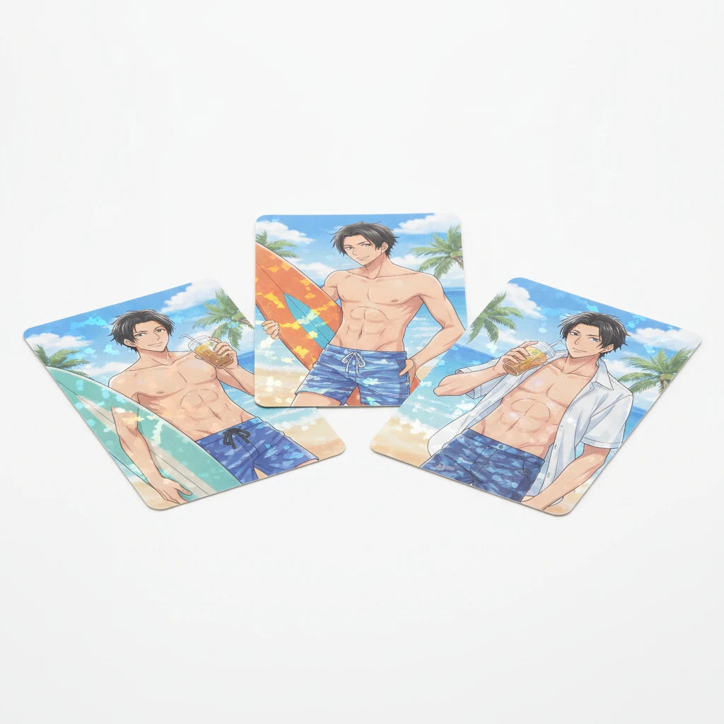 Official I Became a First-Class Guide Summer commemorative three-card set