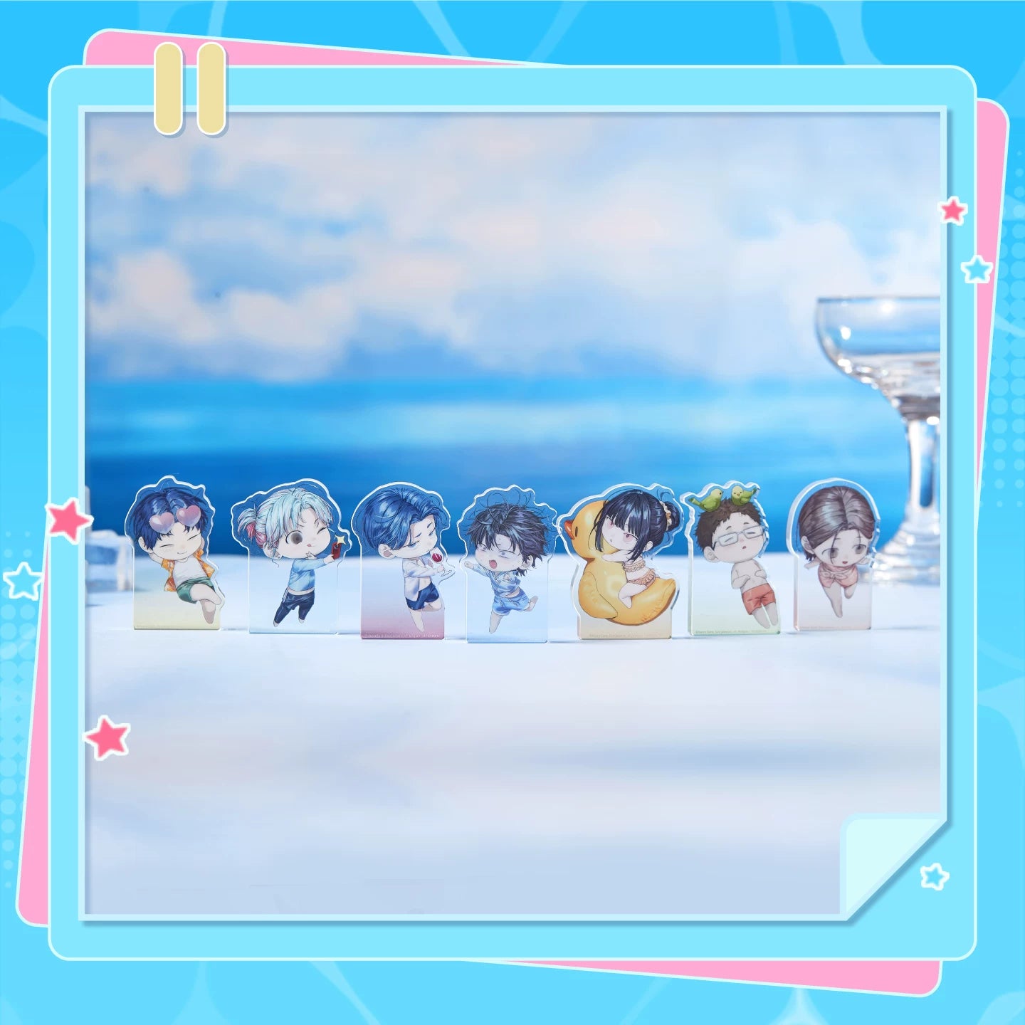Special Civil Servant chibi acrylic stand seven-design display
