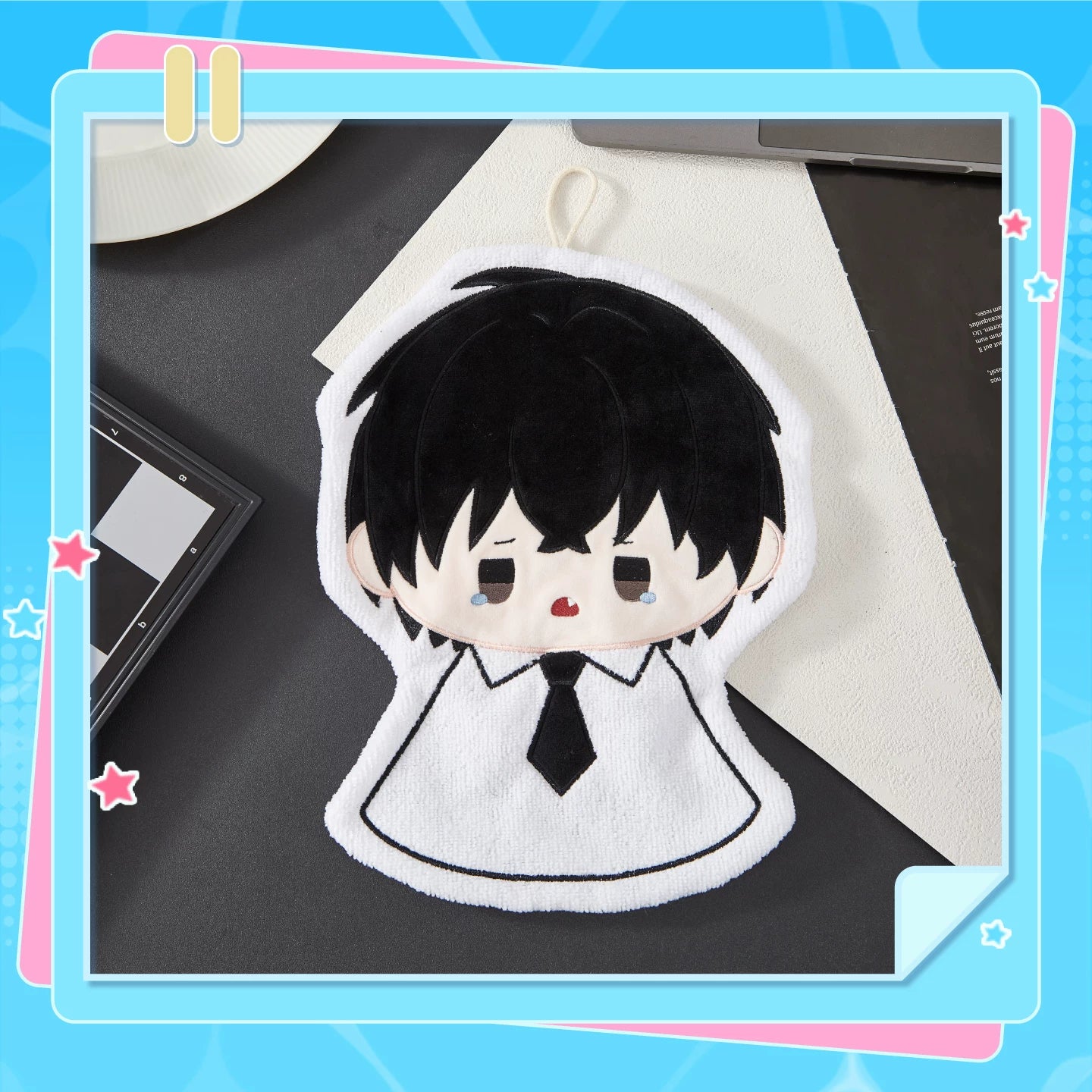 Special Civil Servant chibi character hand towel lifestyle display
