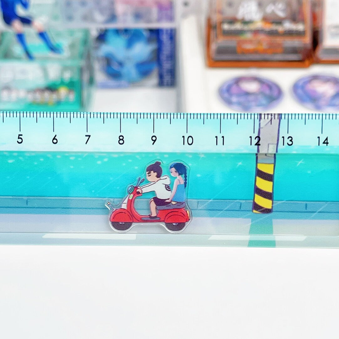 Scissor Seven | Themed  Custom Ruler for Miss Mei