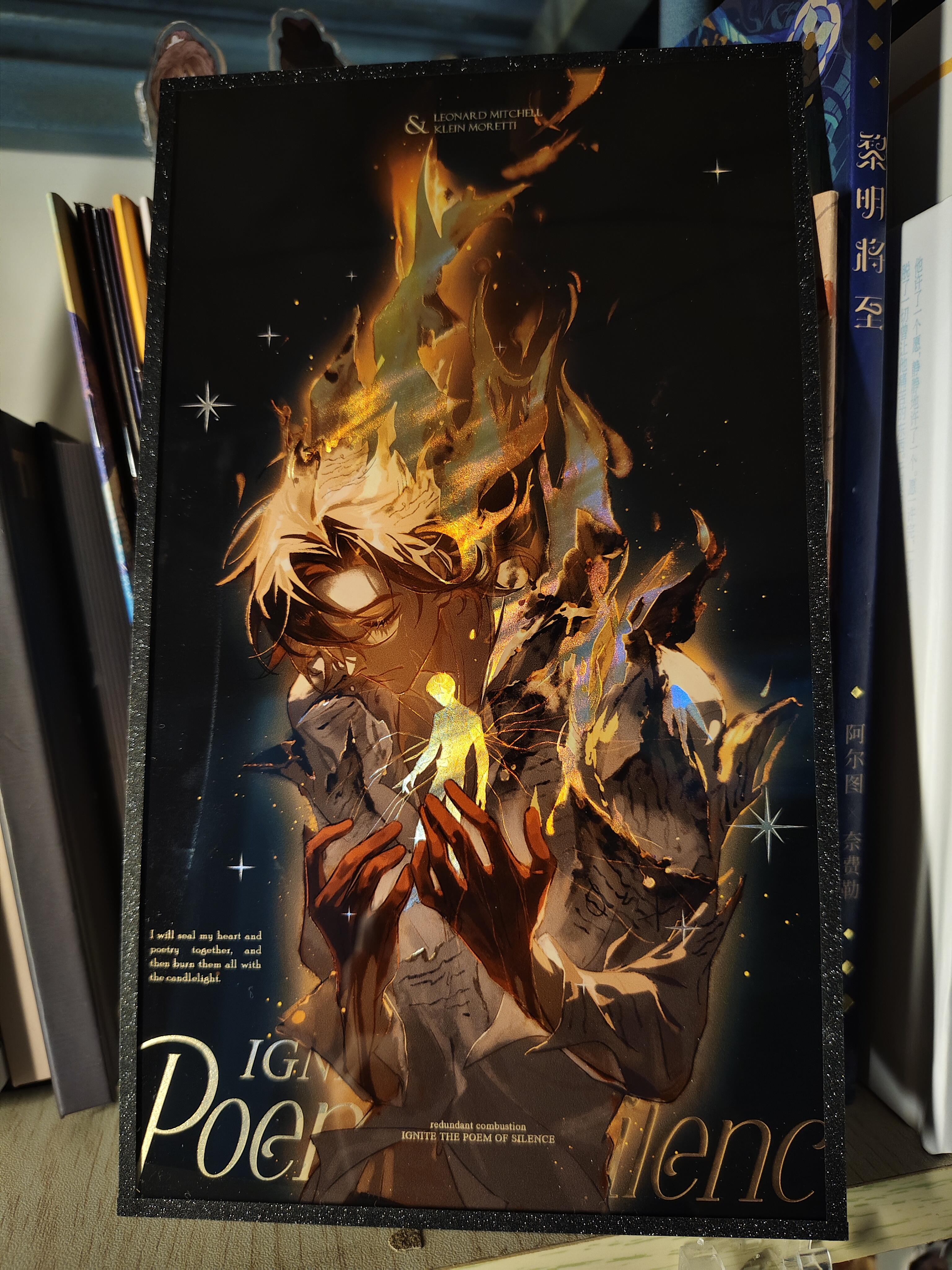 Lord of the Mysteries | Silent Hymn Double Glitter Shikishi Board - Klein & Leonard
