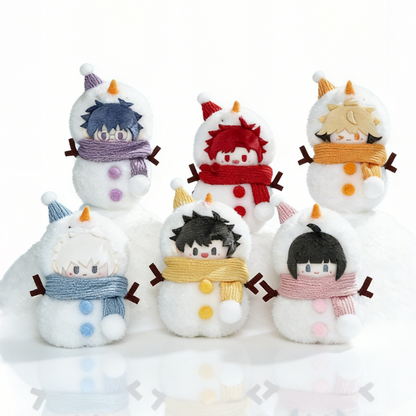 [Official] Link Click | Little Snowman Series Plush Mascot Keychain (4.33 in)