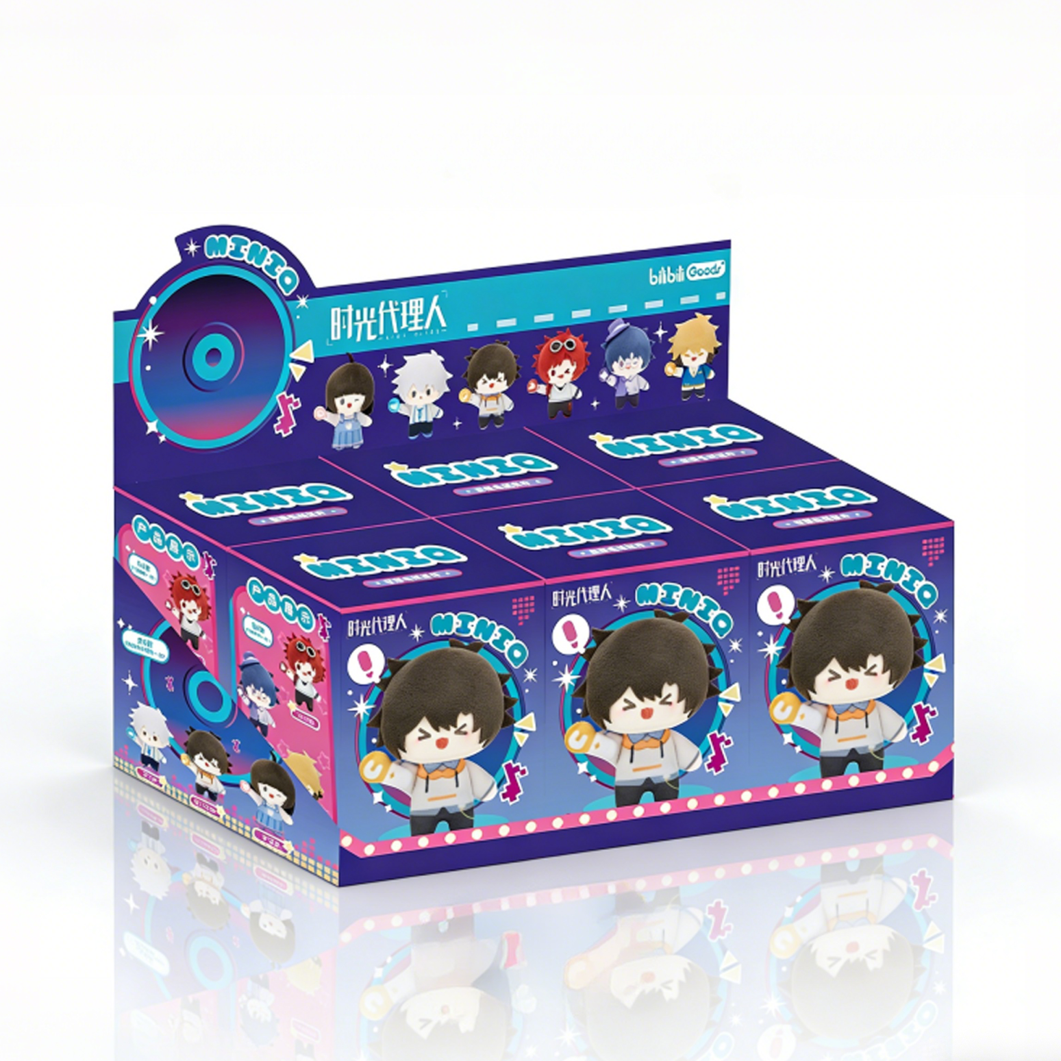 [Official] Link Click | miniQ Cheering Series Plush Blind Box (3.94 in) Whole Box (6 Pcs)