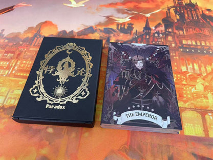 Lord of the Mysteries Paradox Starry Raven tarot card set black Paradox box and card set product photo