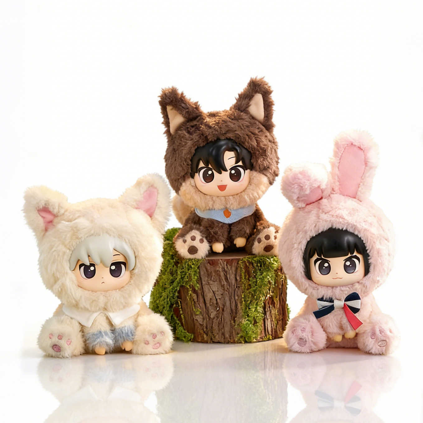 [Official] Link Click | Time Forest Spirit Series PVC Face Plush Doll (8.66 in)