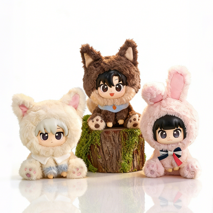 [Official] Link Click | Time Forest Spirit Series PVC Face Plush Doll (8.66 in)