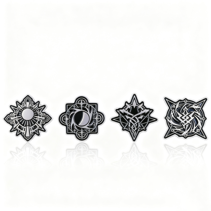 LOTM | Church Holy Emblem Pin Badge 4Pcs