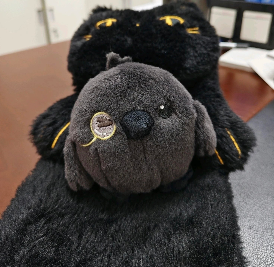 Lord of the Mysteries Amon Crow Plush Doll  - 3.9 in