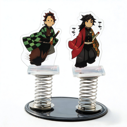 Demon Slayer | Acrylic Spring Wobbler - Tanjiro & Giyu Tomioka