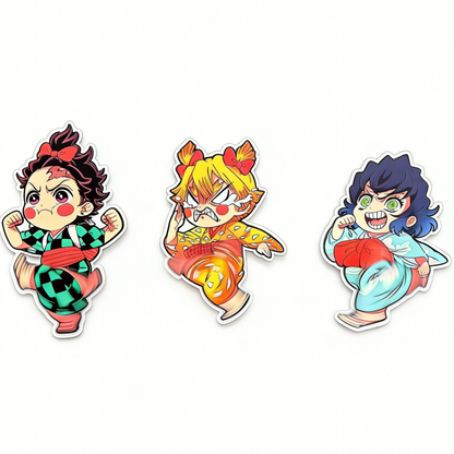 Demon Slayer| rotating fridge magnet 3pcs