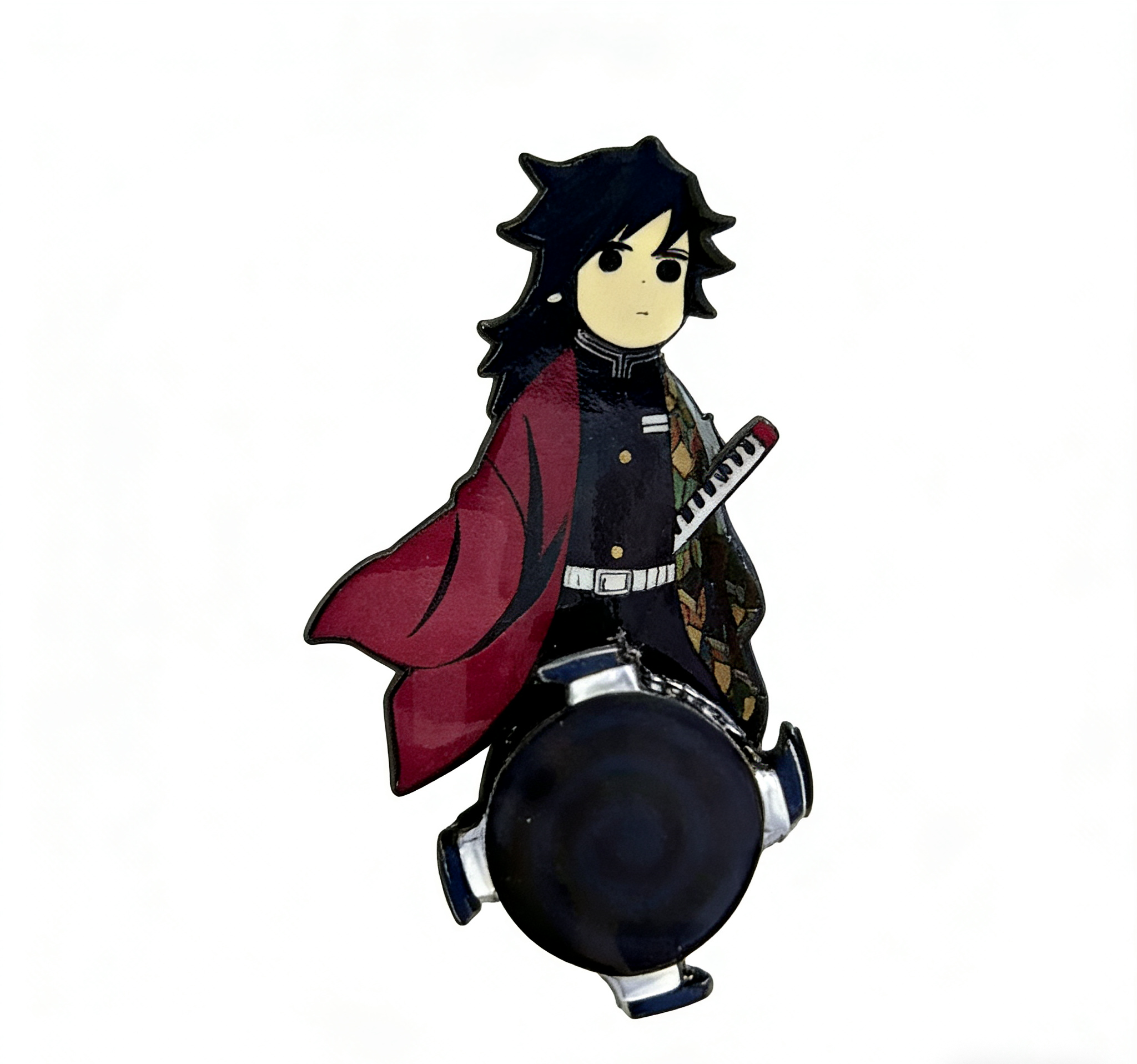 Demon Slayer | Rotating Acrylic Fridge Magnet - Tanjiro & Giyu Tomioka