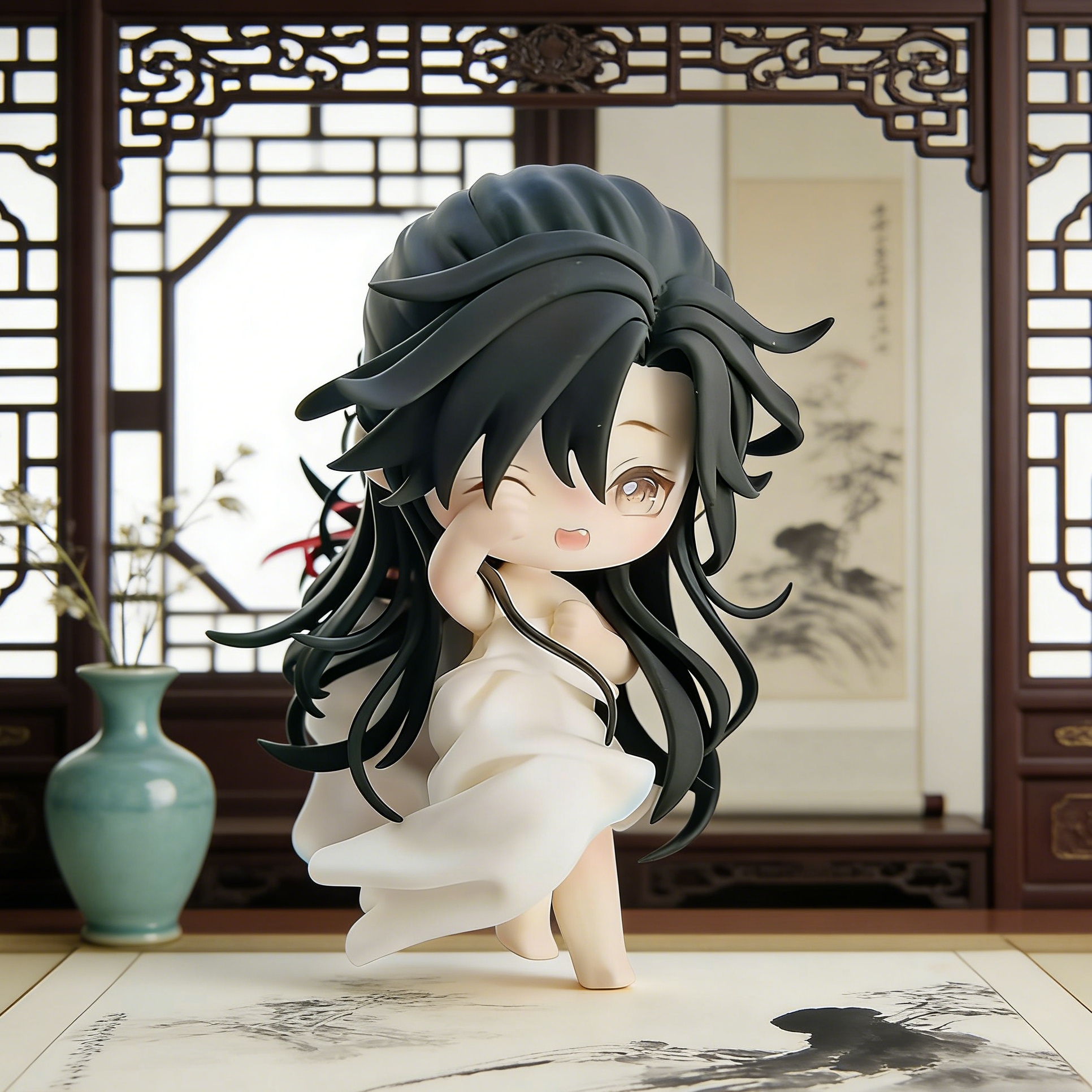Mo Dao Zu Shi (MDZS) | Wei Wuxian Handmade Ultra-Light Clay Mini Figure (1.97 in)
