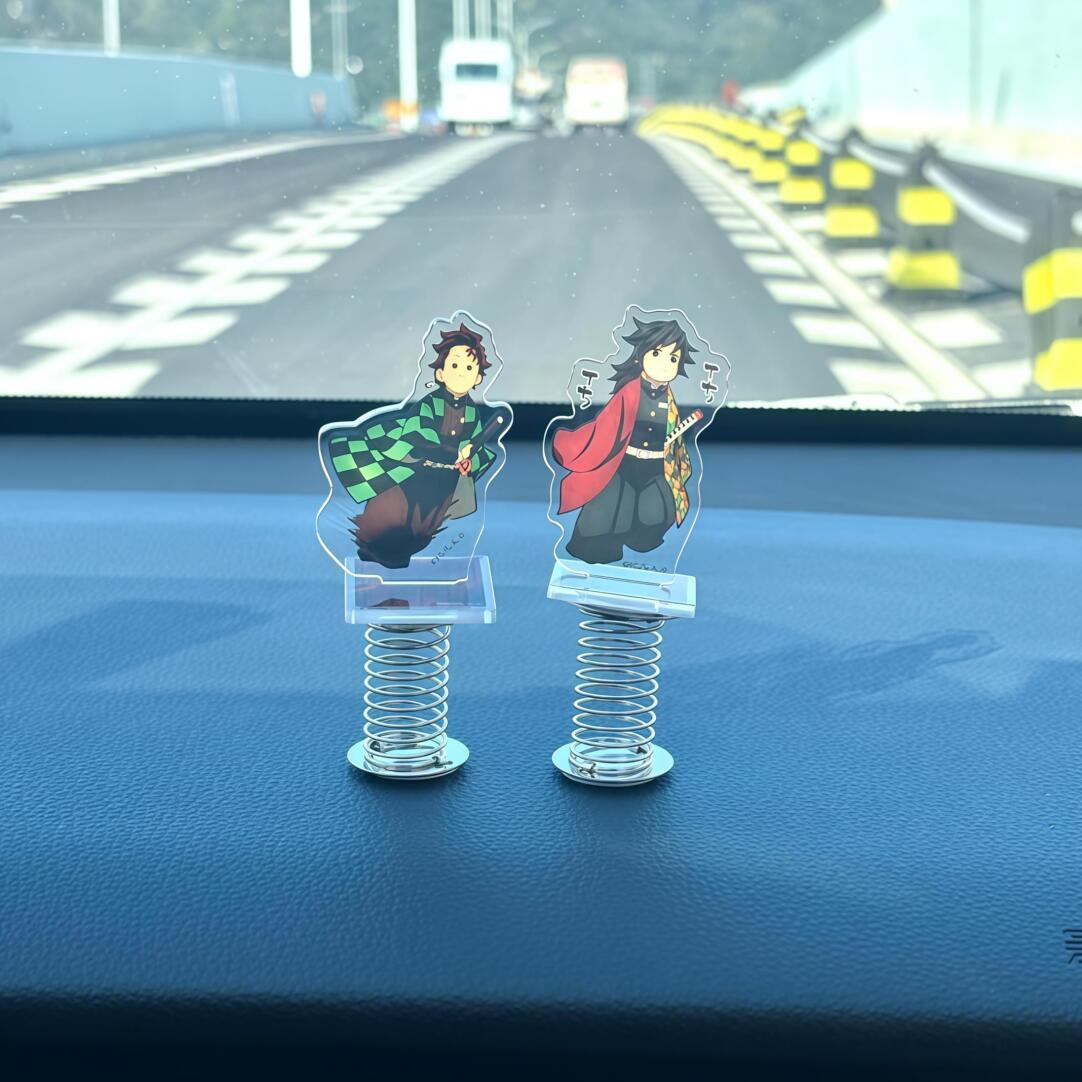 Demon Slayer | Acrylic Spring Wobbler - Tanjiro & Giyu Tomioka