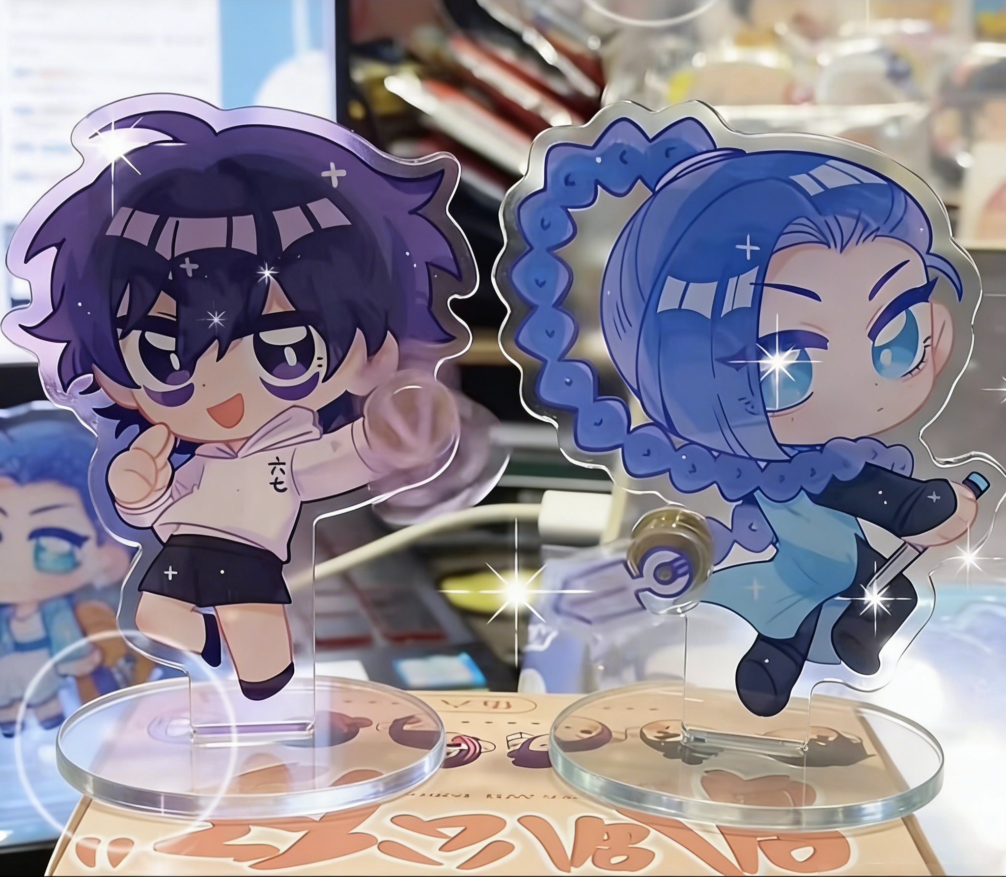 Scissor Seven | Rotating Acrylic Standee Seven Thirteen