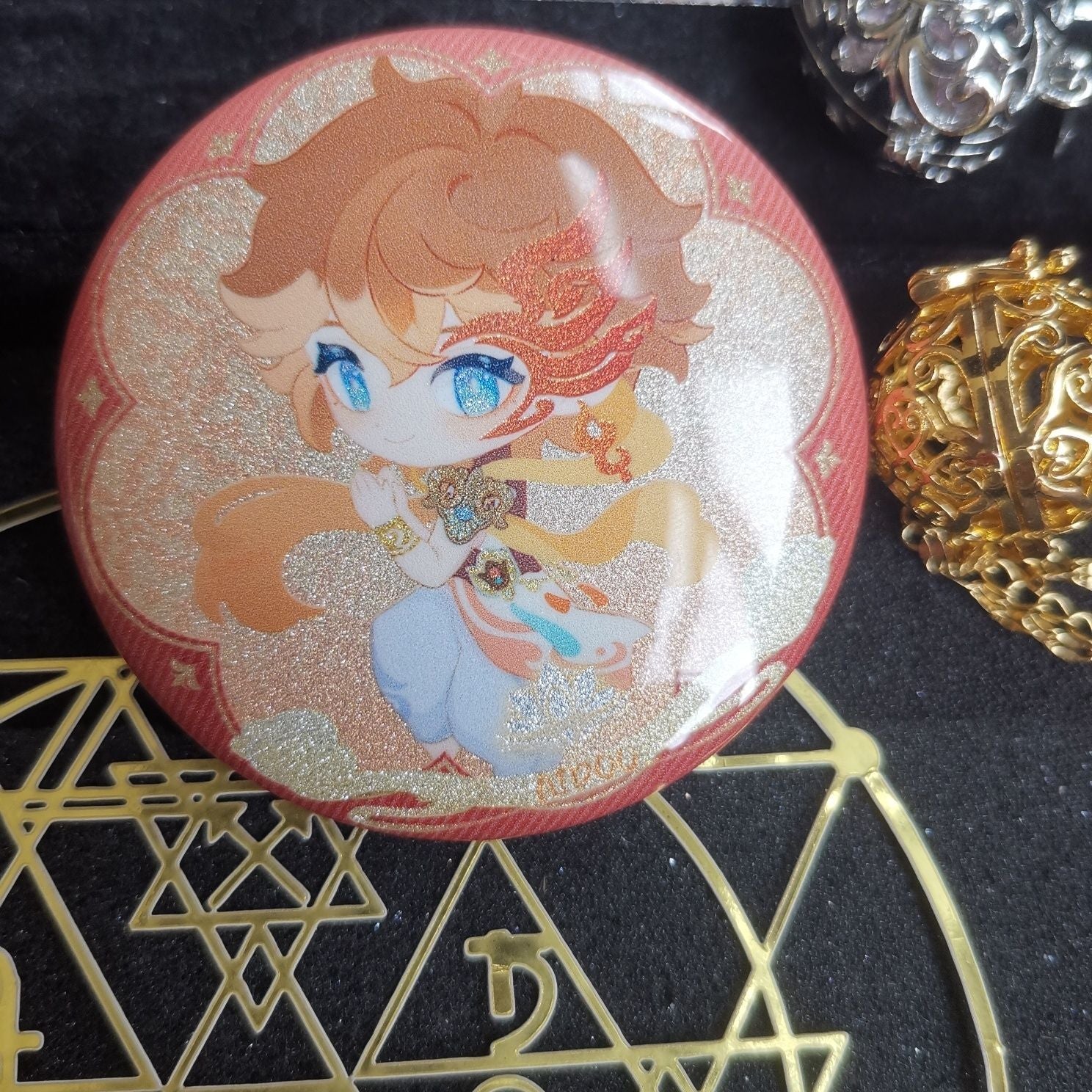 Genshin Impact | Soaring Deity Series Chibi Badges