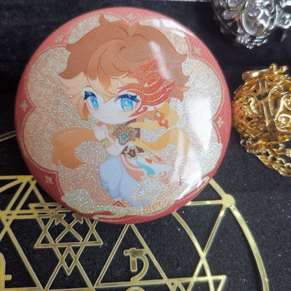 Genshin Impact | Soaring Deity Series Chibi Badges