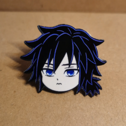 Demon Slayer | Magnetic Refrigerator Stickers & Pin Badges 12Pcs